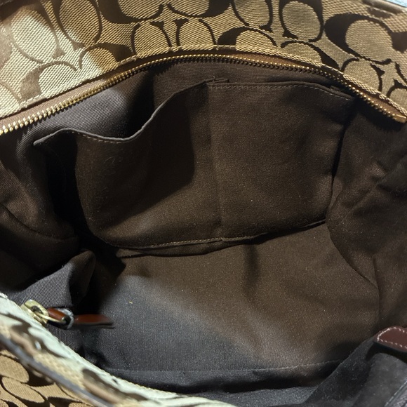 Vintage Coach Signature Brown bag - Picture 8 of 8